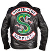 Jughead Jones Black Riverdale Southside Serpents Leather Jacket For Mens